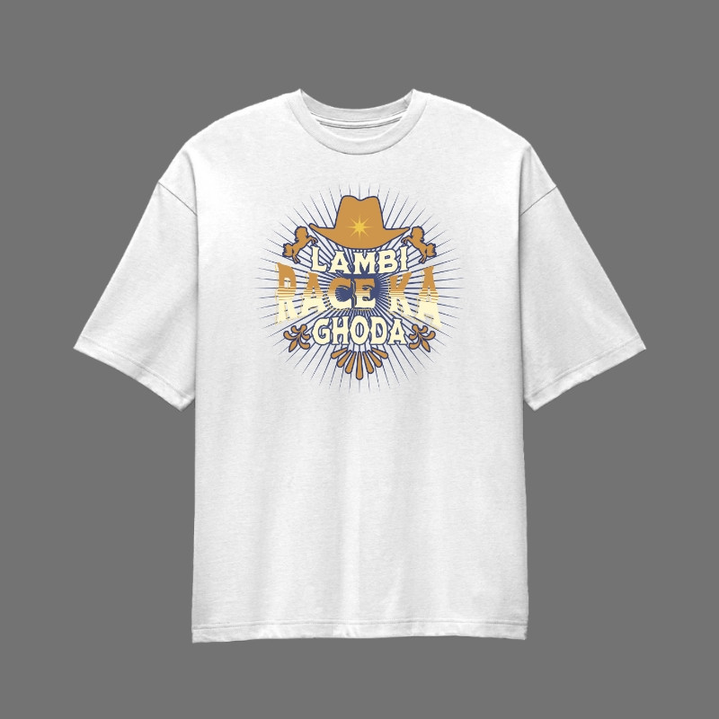 Lambi Race Ka Ghoda Oversized T-Shirt