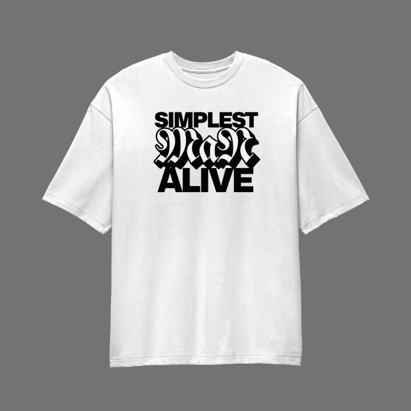 Simplest Man Alive Oversize T-shirt